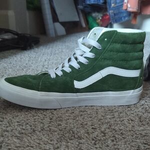 Vans Forest Green High-Top Sneakers